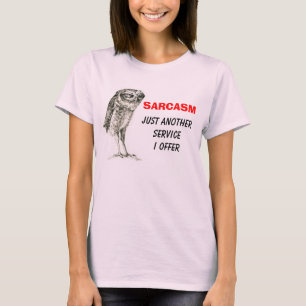 T-shirt Hibou sarcastique personnalisable