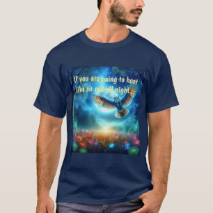 T-shirt Hibouc de nuit et Aigle du matin : Voyages céleste