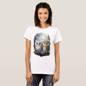 T-shirt Hiboux de nuit (Devant entier)