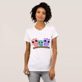 T-shirt hiboux mignons (Devant entier)