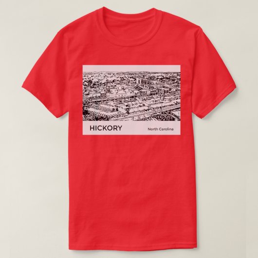 T-shirt Hickory North olina (Design devant)