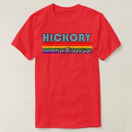 T-shirt Hickory North olina Pride Hickory LGBT Don LGBTQ (Design devant)