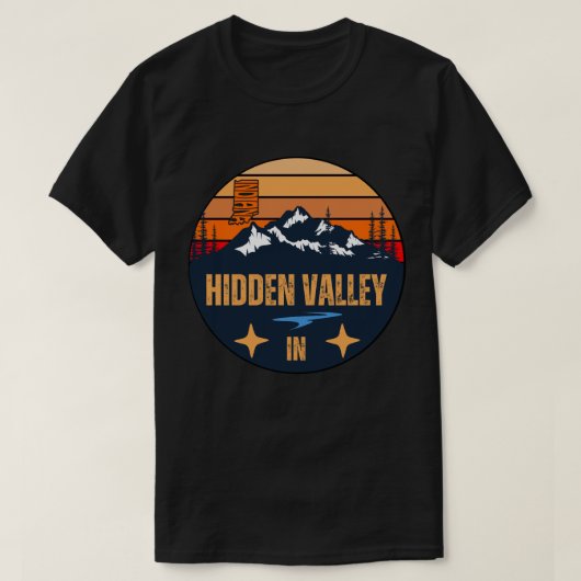 T-shirt Hidden Valley, Indiana (Design devant)