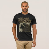 T-shirt Hideous Mangleus Vampire Design (patiné) (Devant entier)