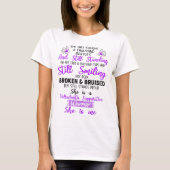 T-shirt Hidradenitis Suppurativa Sensibilisation Ribbon Su (Devant)