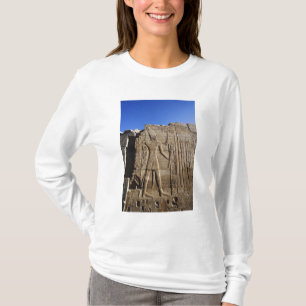 T-shirt Hiéroglyphes anciens sur le mur, Temple de Karnak,
