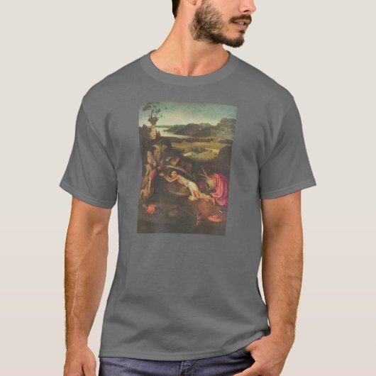 T-shirt Hieronymus Bosch peignant l'art (Devant)