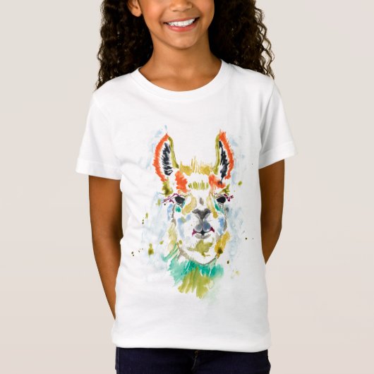 T-Shirt Hifi Llama - portrait (Devant)
