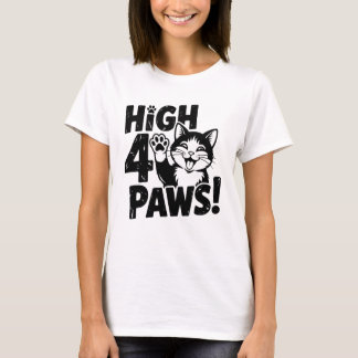 T-shirt High 4 Paws Cat