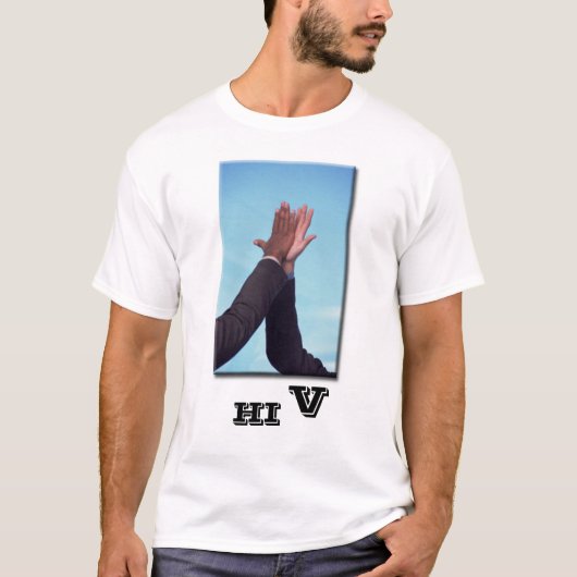 T-shirt high_five2, HI, V (Devant)