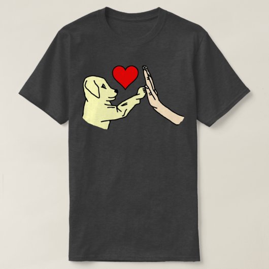 T-shirt High Five Dog (Design devant)