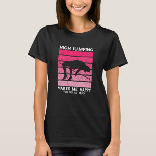 T-shirt High Jump Retro Me Rend Heureux High Jumper Track 