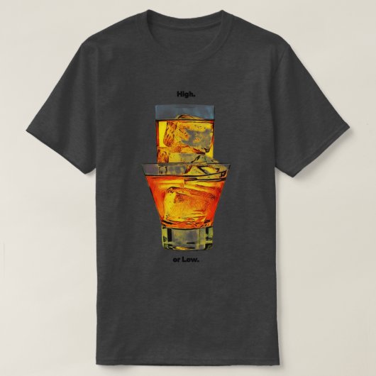 T-shirt Highball ou Lowball (Design devant)