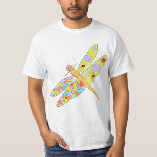 T-shirt Highflyers floral Dragonflies (Devant)