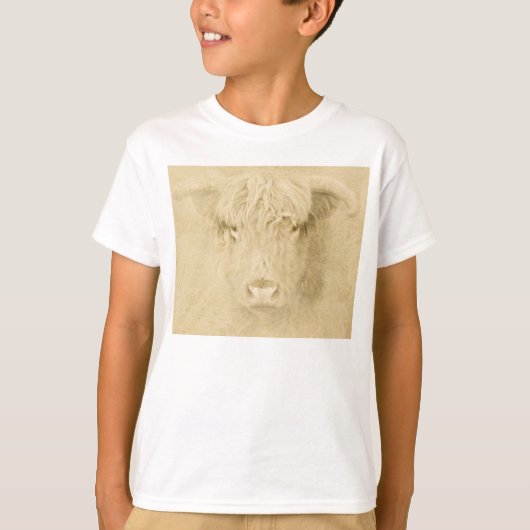 T-shirt Highland Cow (Devant)