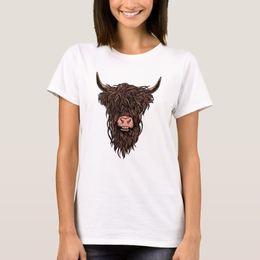 T-shirt Highland Cow (Devant)