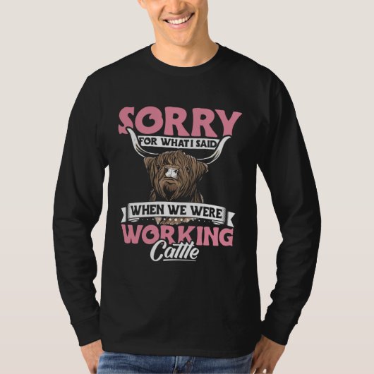 T-shirt Highland Cow Apparel Highland Cattle Farmer for Wo (Devant)