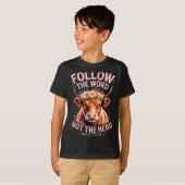 T-shirt Highland Cow Christian (Devant entier)