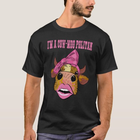 T-shirt Highland Cow I'm A Cow Moo Politan Fashion 1 (Devant)