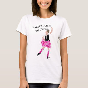 T-shirt Highland Dancer Rose