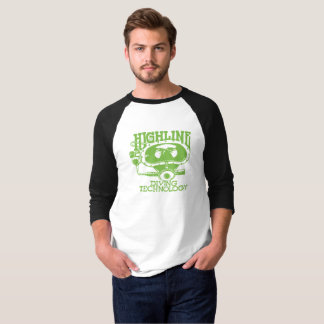 T-shirt Highline Diving Tech Retro (Logo Vert) 3/4