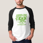 T-shirt Highline Diving Tech Retro (Logo Vert) 3/4 (Devant)
