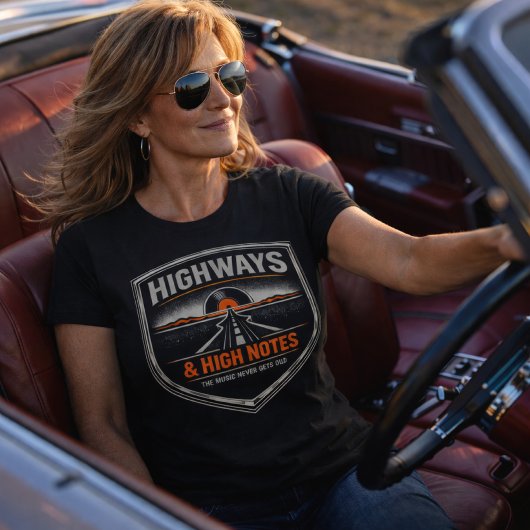 T-shirt Highways & High Notes – Chrome Revival