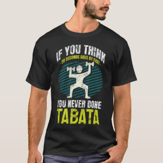 T-shirt Hiit de formation de Tabata Intervall cardio-