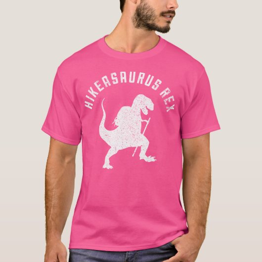 T-shirt Hikeasaurus Rex Dinosaur T Rex Randonnée (Devant)