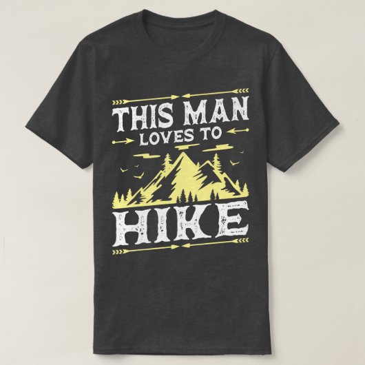 T-shirt Hiker Papa Mountains (Design devant)