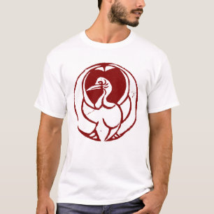 T-shirt Hikosaburo Yakusha Mon - Tsura Crane Kabuki Mon