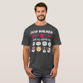T-shirt Hilaried Chien Walker Cadeaux Pups Drôle Chien Ani (Devant entier)