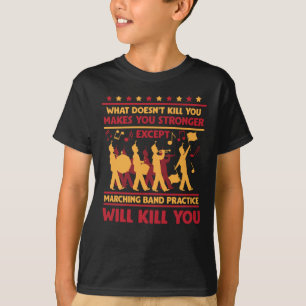 T-shirt Hilaried Marching Band Trumpet Drum Music