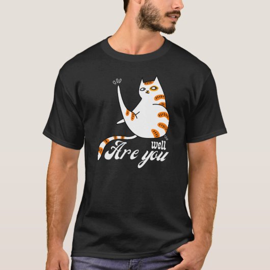 T-shirt Hilarious Cat Aventure Tee Funny Feline (Devant)