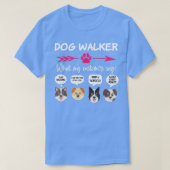 T-shirt Hilarious Chig Walker Cadeaux Pups Drôle Chien Mar (Design devant)