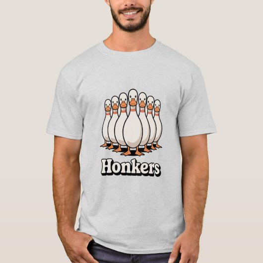 T-shirt Hilarious Honkers Geese Funny Goose Meme (Devant)
