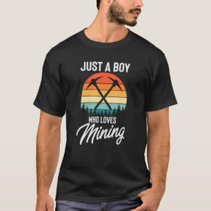 T-shirt Hilarious Juste Un Homme Qui Aime Le Creusement Mi