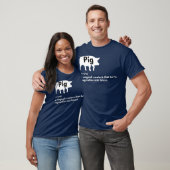 T-shirt Hilarious Pig Definition  Funny Bacon Lover (Unisexe)
