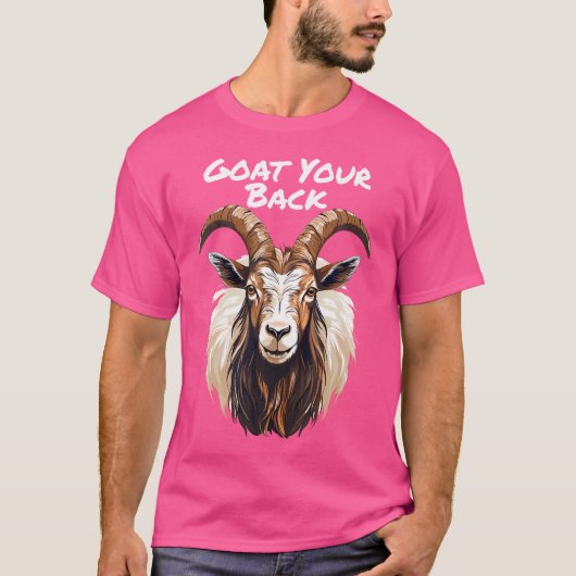 T-shirt Hilarious Supportion Fun Chèvre (Devant)