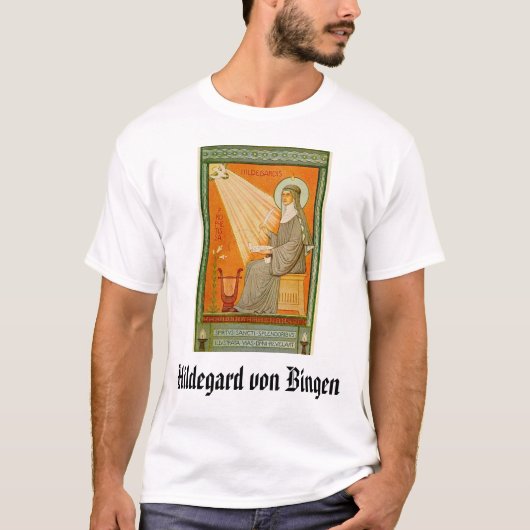 T-shirt Hildegard von Bingen, Hildegard von Bingen (Devant)