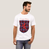 T-shirt Hill Tartan Scottish Plaid Lion Rampant (Devant entier)
