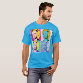 T-shirt hillary 2016 pop art - - (Devant entier)