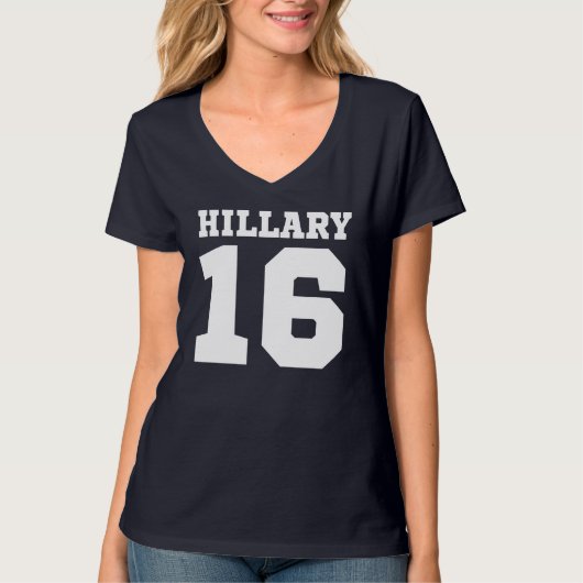 T-shirt Hillary Clinton 2016 (Devant)