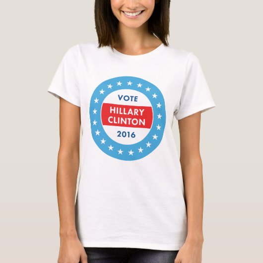 T-shirt Hillary Clinton 2016 (Devant)