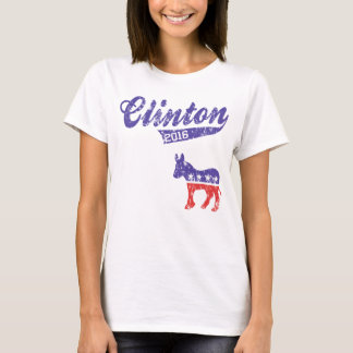 T-shirt Hillary Clinton 2016 Démocrates Sporty