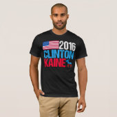 T-shirt Hillary Clinton 2016 Tim Kaine (Devant entier)