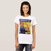 T-shirt Hillary Clinton Hillary ! (Devant entier)