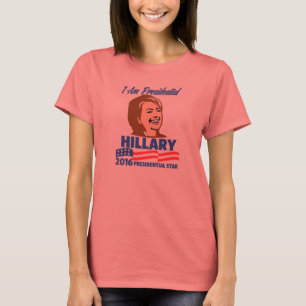 T-SHIRT HILLARY CLINTON JE SUIS PRÉSIDENTIEL