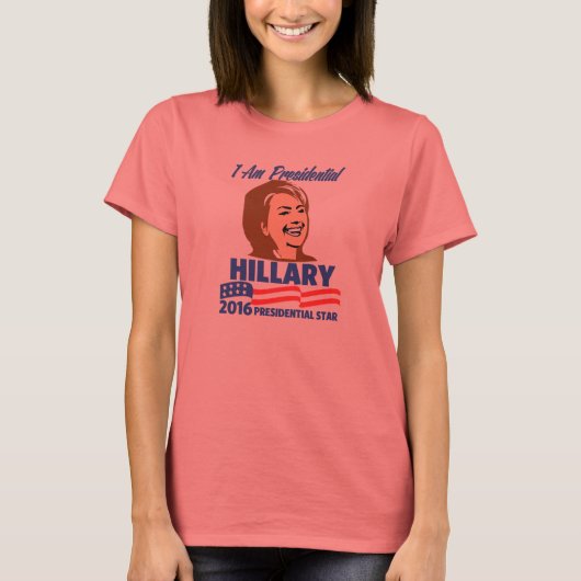 T-SHIRT HILLARY CLINTON JE SUIS PRÉSIDENTIELLE (Devant)