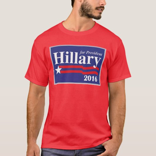 T-shirt Hillary Clinton pour la chemise de président 2016 (Devant)